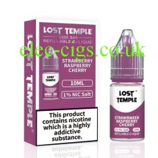 Lost Temple 10ML Nicotine Salt Vape E-Liquid Strawberry Raspberry Cherry