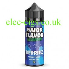 Image of a bottle of Major Flavor Reloaded Berriez 100 ML E-Liquid