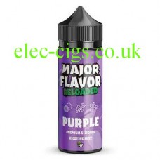 image of a bottle of Major Flavor Reloaded Purple 100 ML E-Liquid