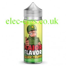 image of a bottle of Major Flavor Tropical Thunder 100 ML E-Liquid