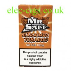 Caramel Tobacco 10 ML Nicotine Salt E-Liquid by Mr Salt FROM ONLY £1.99