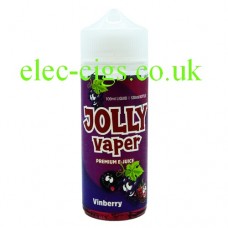 image shows a bottle of Vinberry 100 ML E-Liquid from Jolly Vaper