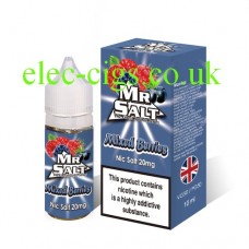 Mixed Berries 10 ML Nicotine Salt E-Liquid by Mr Salt FROM ONLY £1.99