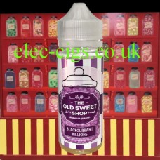 Blackcurrant Billions 100 ML E-Liquid by The Old Sweet Shop