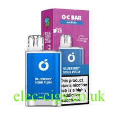 OC Bar Disposable Vape Blueberry Sour Plum only £2.99