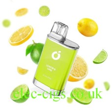 This is a stylised image of the OC Bar Disposable Vape Lemon and Lime