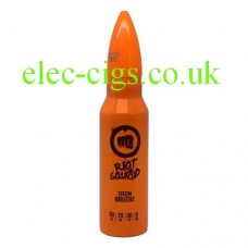 Image shows a bottle of Riot Squad 50 ML E-Liquid Iron Bruise