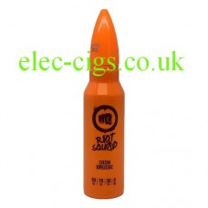 Image shows a bottle of Riot Squad 50 ML E-Liquid Iron Bruise