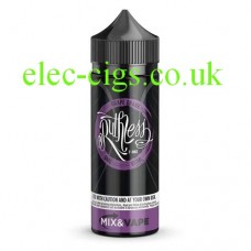 image shows a large bottle of Ruthless E-Liquid 100 ML Grape Drank