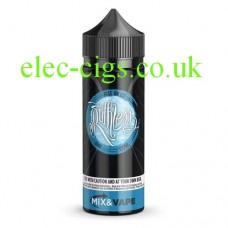 image shows a large bottle of Ruthless E-Liquid 100 ML Rise On Ice