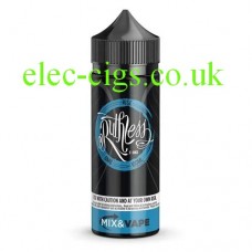 image shows a large bottle of Ruthless E-Liquid 100 ML Rise