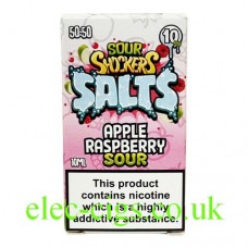 Sour Shockers 10ML Nicotine Salt E-Liquid: Apple Raspberry Sour