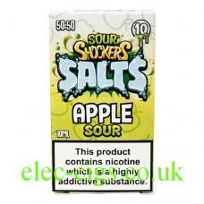 Sour Shockers 10ML Nicotine Salt E-Liquid: Apple Sour