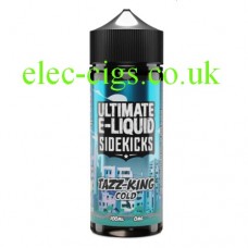 Image is a bottle of Taz-King Cold e-liquid
