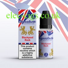 Blackpool Rock 10 ML E-Liquid by Signature from £1.99