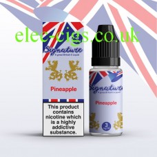 Pineapple 10 ML E-Liquid by Signature from only £1.99