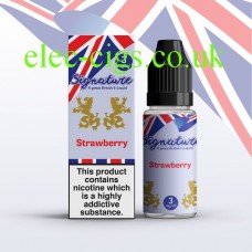 Strawberry 10 ML E-Liquid by Signature from only £1.99