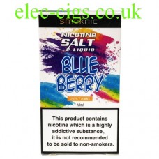 Blueberry 20 MG Nicotine Salt E-Liquid from Smoknic Blueberry 20 MG Nicotine Salt E-Liquid from Smoknic