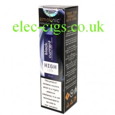 a box containing the Blackcurrant E-Liquid by Smoknic