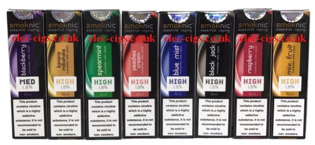 Smoknic Premium E-Liquids (10 ML)