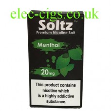 Menthol High Nicotine E-Liquid by Soltz