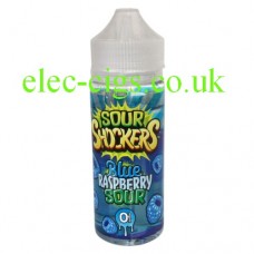 Blue Raspberry Sour 100 ML E-Liquid by Sour Shockers