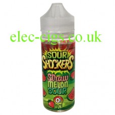 Straw Melon Sour 100 ML E-Liquid by Sour Shockers