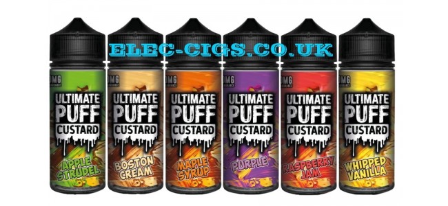 Ultimate Puff Custard E-Liquids