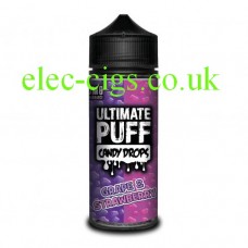 Grape and Strawberry 100 ML E-Liquid from the 'Candy Drops' Range by Ultimate Puff