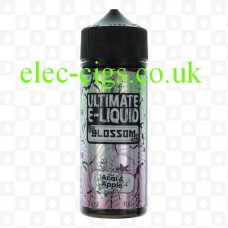 a bottle of Acai and Apple 100 ML Blossom Range by Ultimate E-Liquid