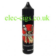 image shows a bottle of Mad Prof Black 50 ML E-Liquid by VG Vapour