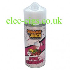 image shows a bottle of Yummy Juice Pink Lemonade 100 ML E-Liquid 