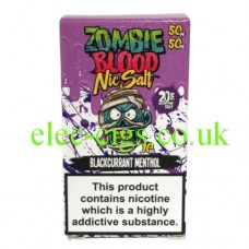 Blackcurrant Menthol 50-50 Nic Salt by Zombie Blood