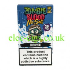 Blue Crystal 50-50 Nic Salt by Zombie Blood