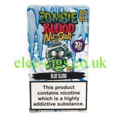 Blue Slush 50-50 Nic Salt by Zombie Blood