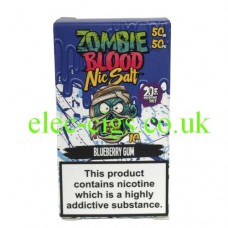 Blueberry Gum 50-50 Nic Salt by Zombie Blood