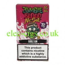 Bubble Gum 50-50 Nic Salt by Zombie Blood