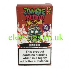 Cola Menthol 50-50 Nic Salt by Zombie Blood