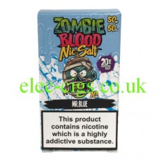 Mr Blue 50-50 Nic Salt by Zombie Blood