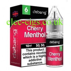 Cherry Menthol UK Made E-Liquid from Debang