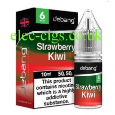 Strawberry and Kiwi UK Made E-Liquid from Debang