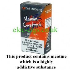 Vanilla Custard UK Made E-Liquid from Debang