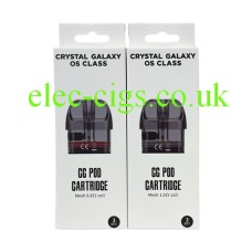 Crystal Galaxy OS Class Refillable Vape Pods Pack of 3