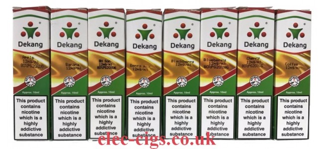E-Liquids from Dekang