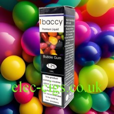 image shows iBaccy 10ml E-liquid Bubble gum