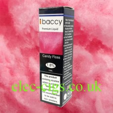 image shows iBaccy 10ml E-liquid Candy Floss