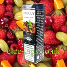 image shows iBaccy 10ml E-liquid Fruit Mix