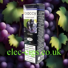image shows iBaccy 10ml E-liquid Grape 