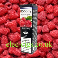 image shows iBaccy 10ml E-liquid Raspberry