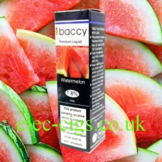 image shows iBaccy 10ml E-liquid Watermelon